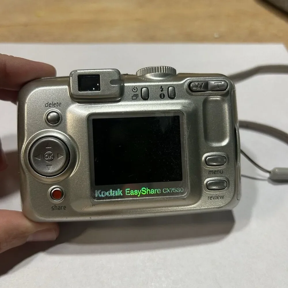 Kodak Digital Camera EasyShare CX7530 5.0MP Silver PARTS ONLY